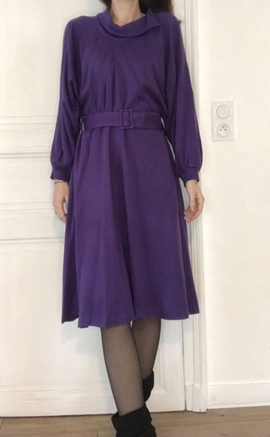 Robe violette t 42